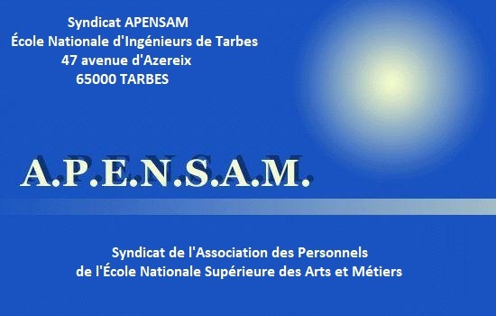 Affiche APENSAM Affiche APENSAM